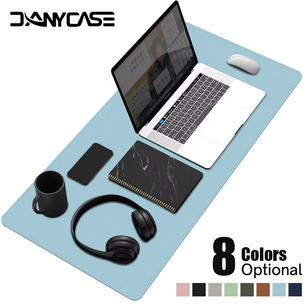 Leather Desk Pad - Desk Mat Waterproof PU Leather Mouse