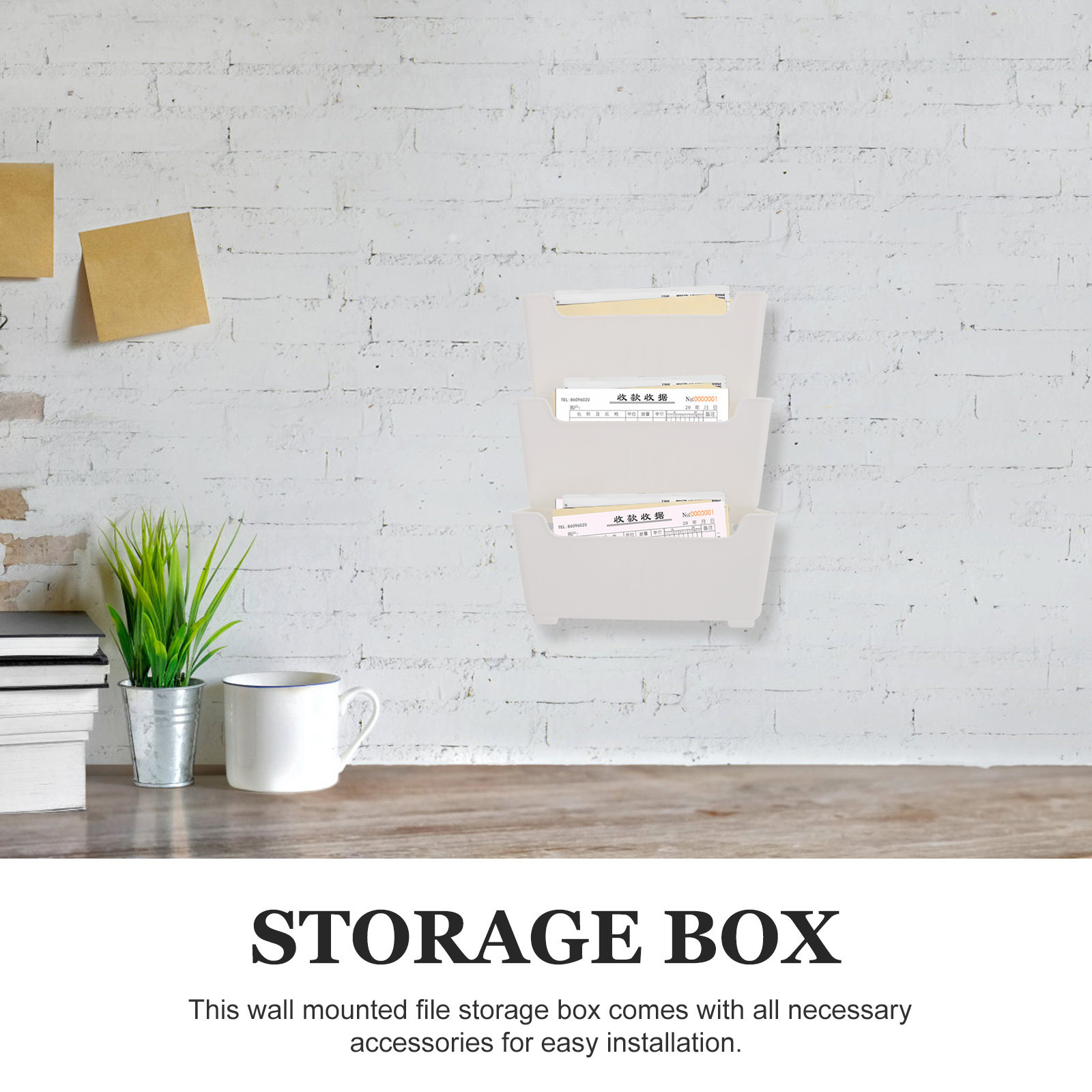 1Set Wall Mounted File Organiz - đánh giá và giá Magazine Holder Rack