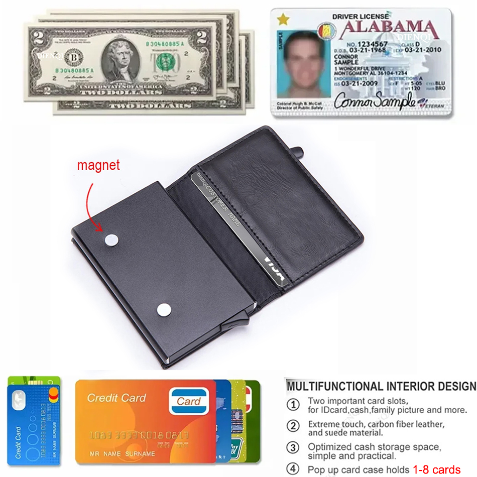 RFID Blocking Card Wallet Magn - đánh giá và giá Index Card Holder