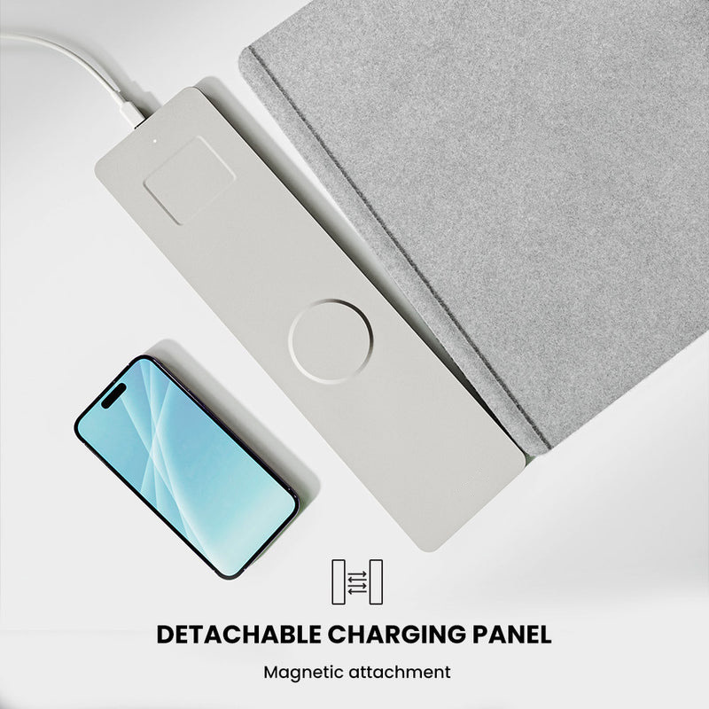 15W Magnetic Wireless Charging - đánh giá và giá Leather Desk Pad
