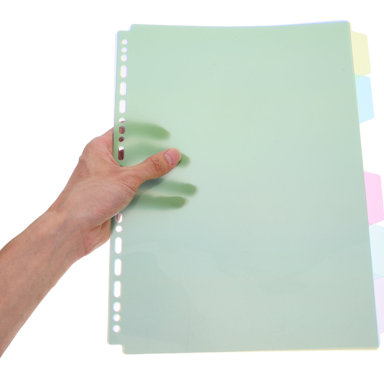 6Pcs Plastic Tabbed Binder Div - đánh giá và giá Tab Divider A4